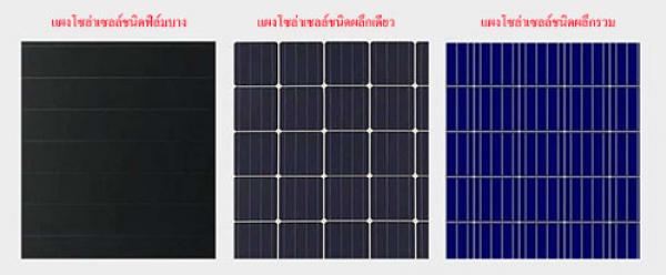 ข้อแตกต่างของแผงโซล่าเซลล์ที่ผลิตมาจากซิลิกอน Silicon